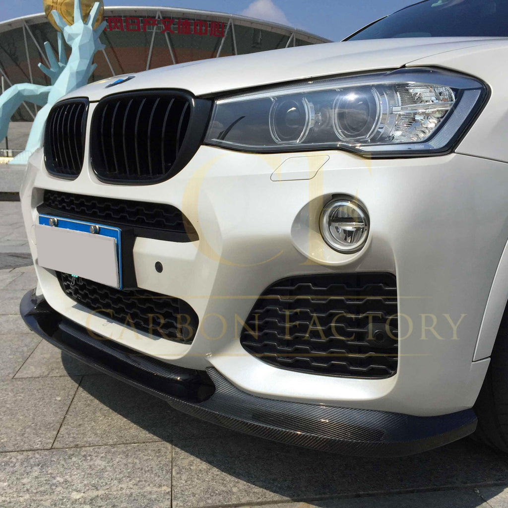 Carbon Fibre Front Splitter for BMW F25 X3 F26 X4 M Sport 15-18