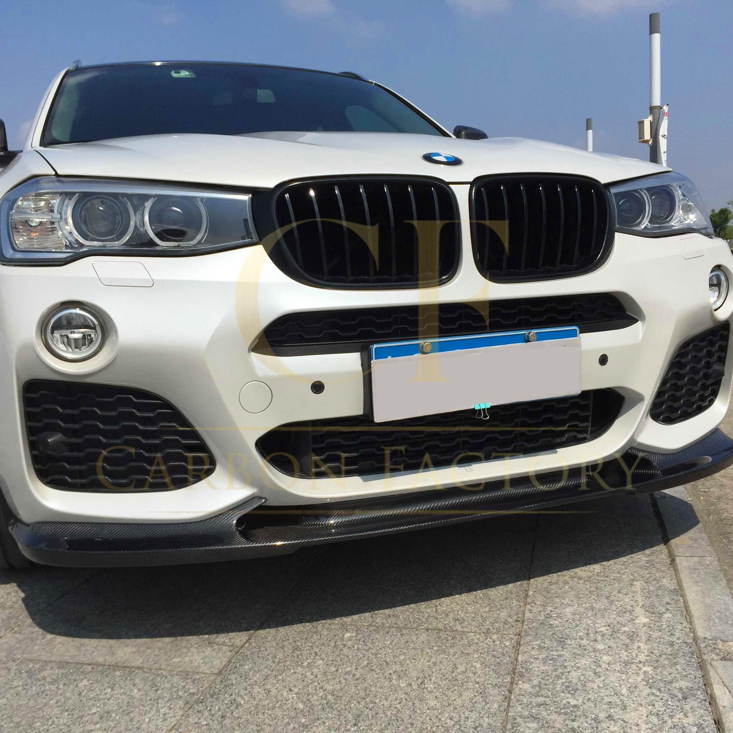Carbon Fibre Front Splitter for BMW F25 X3 F26 X4 M Sport 15-18