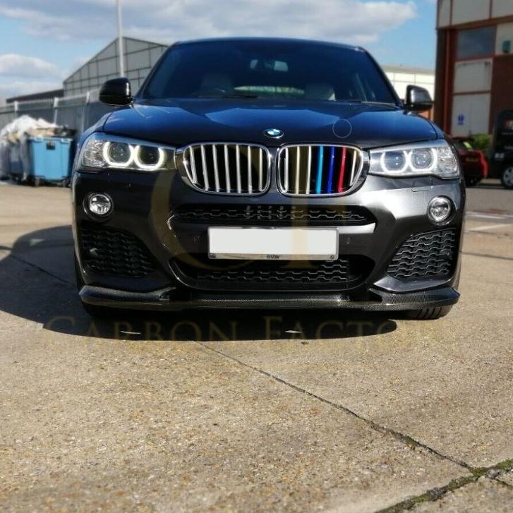 Carbon Fibre Front Splitter for BMW F25 X3 F26 X4 M Sport 15-18