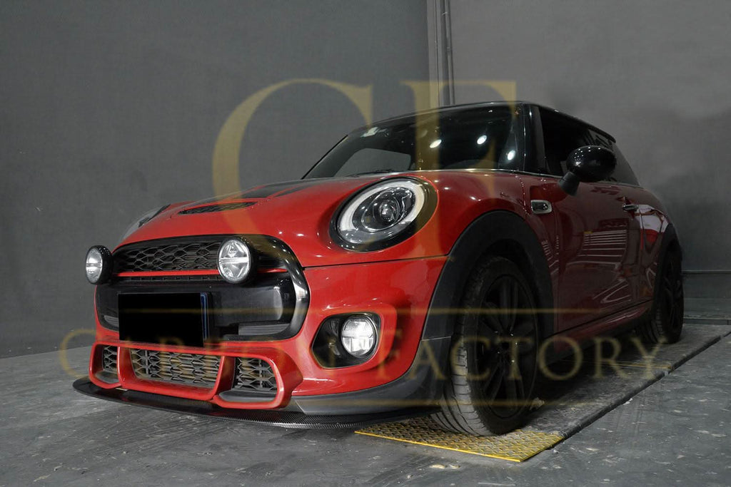 Carbon Fibre Front Splitter for BMW F55 F56 Mini Cooper S JCW 14-18