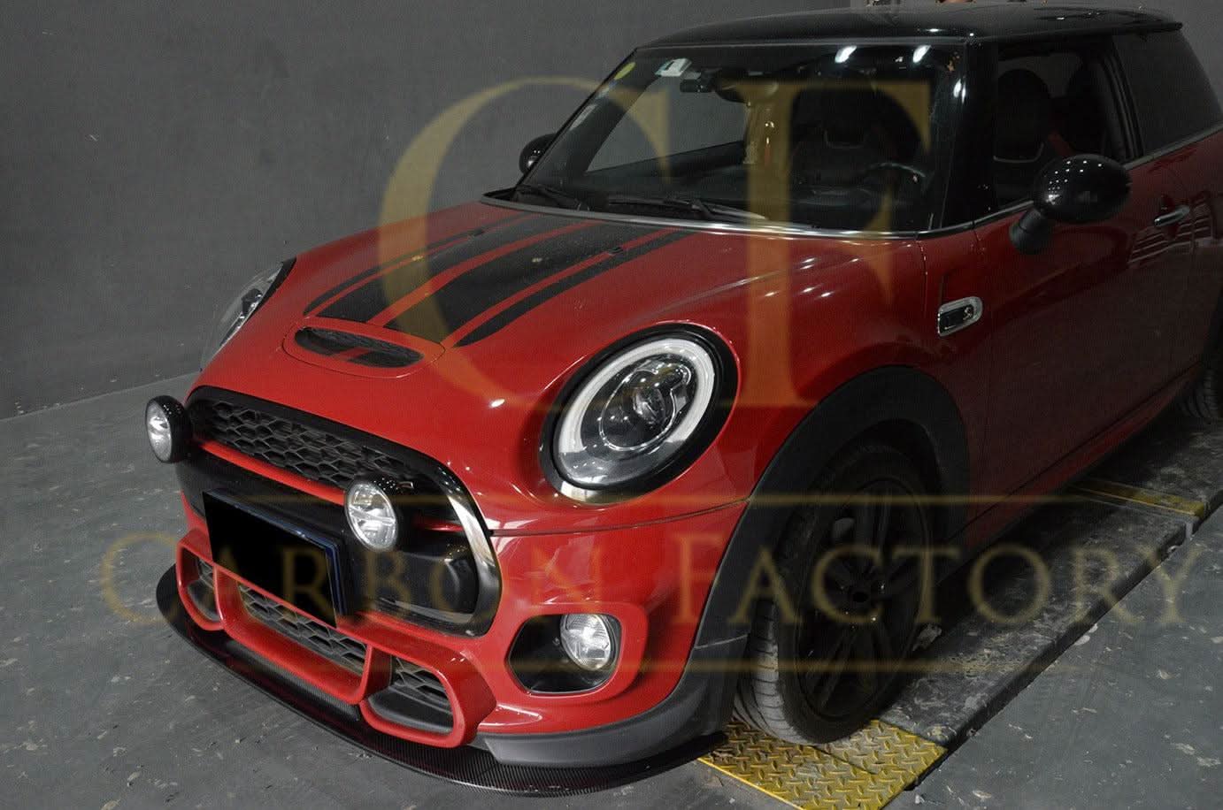 Carbon Fibre Front Splitter for BMW F55 F56 Mini Cooper S JCW 14-18