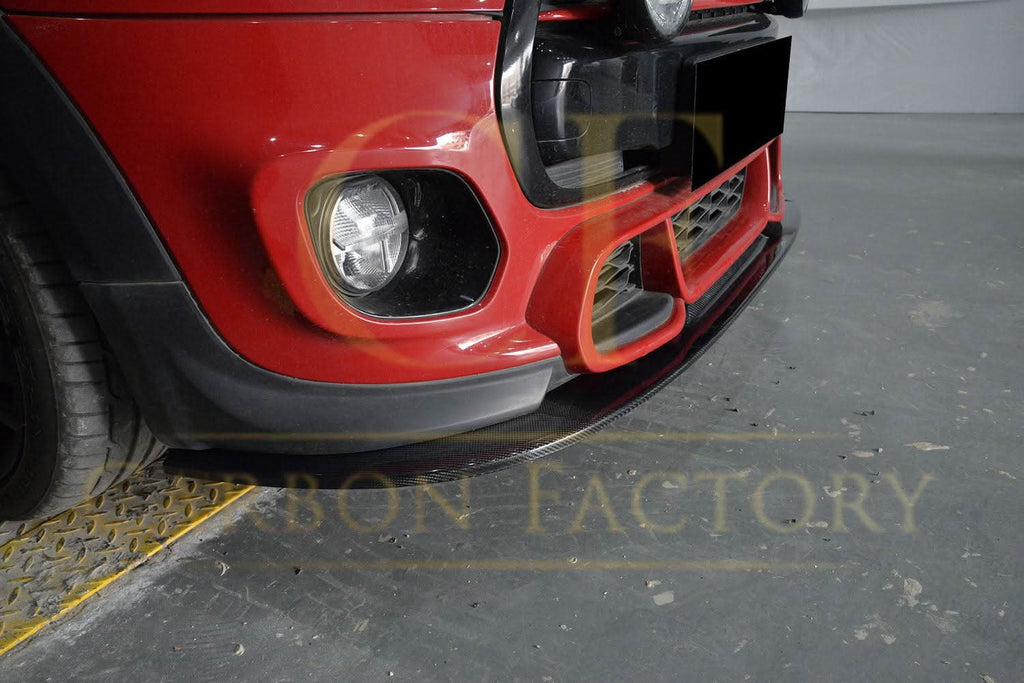 Carbon Fibre Front Splitter for BMW F55 F56 Mini Cooper S JCW 14-18