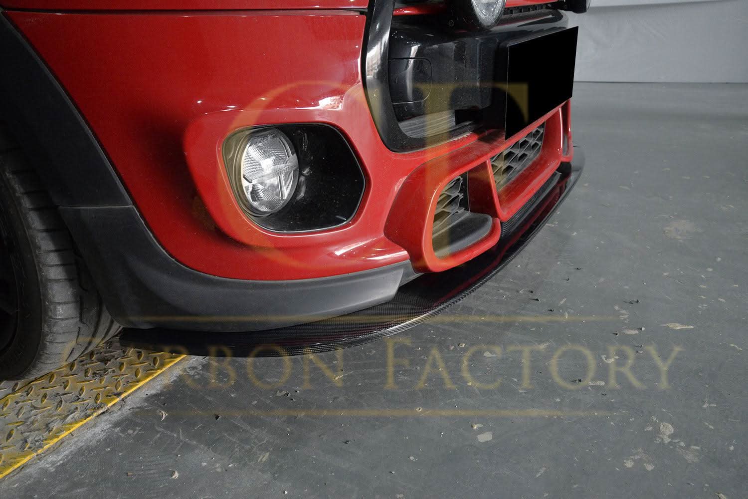 Carbon Fibre Front Splitter for BMW F55 F56 Mini Cooper S JCW 14-18