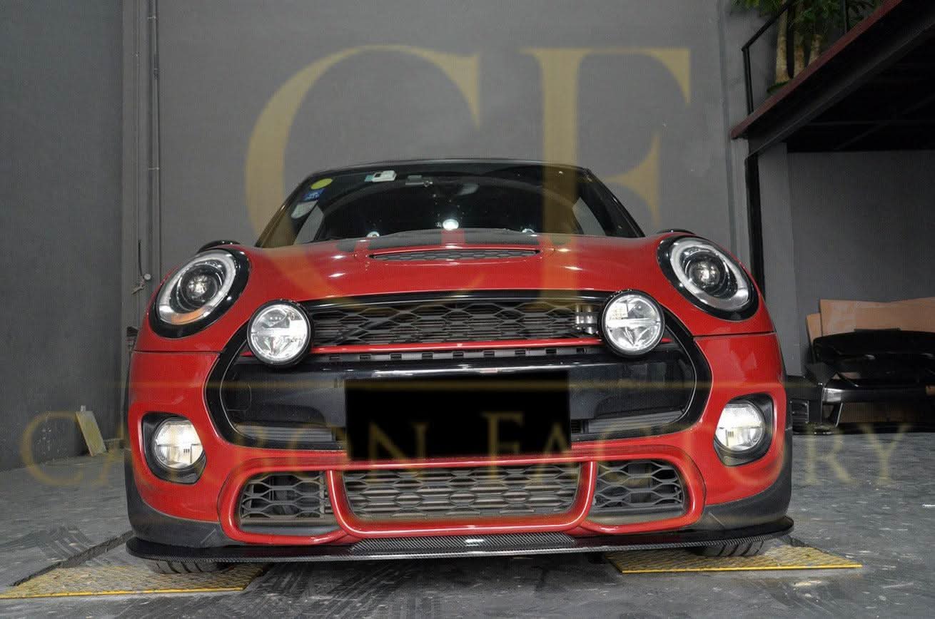 Carbon Fibre Front Splitter for BMW F55 F56 Mini Cooper S JCW 14-18