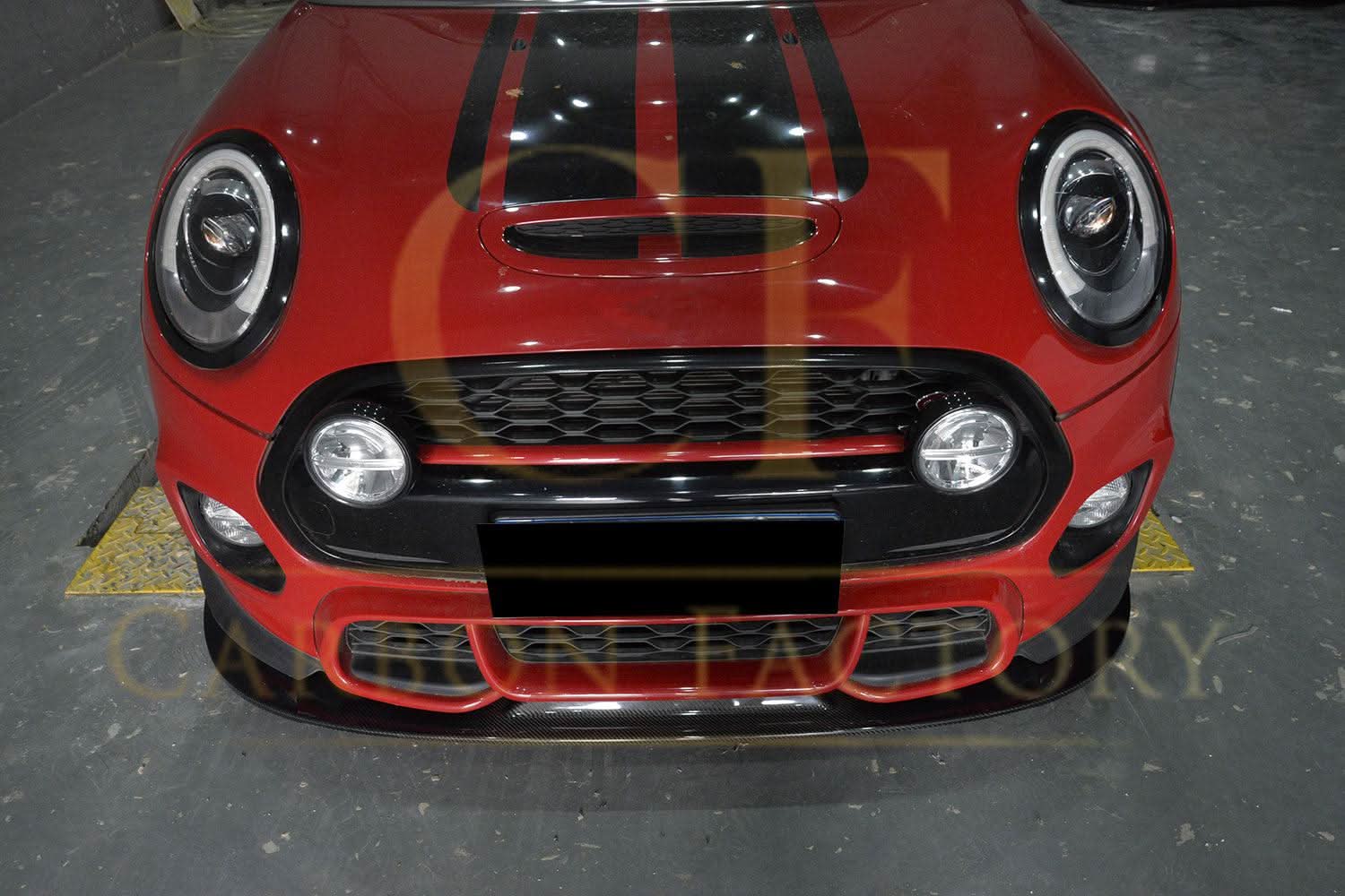 Carbon Fibre Front Splitter for BMW F55 F56 Mini Cooper S JCW 14-18