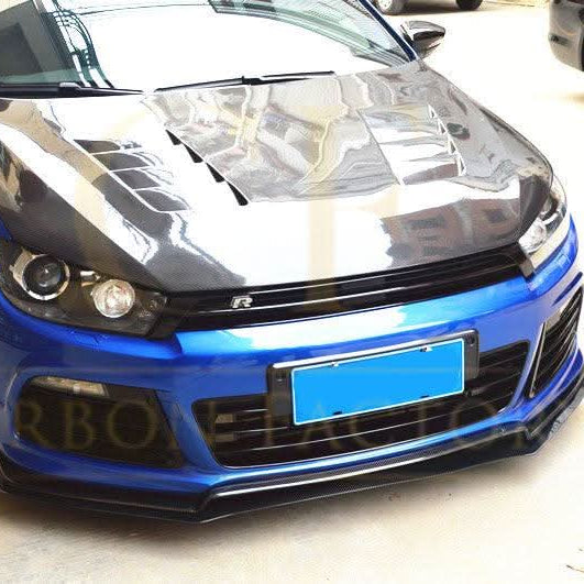 Carbon Fibre Front Splitter for VW Scirocco R 09-14