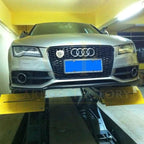 CF Style Carbon Fibre Front Splitter for Audi 4G A7 S Line S7 10-18