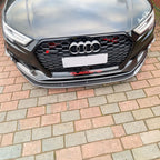 CF Style Carbon Fibre Front Splitter for Audi 8V RS3 Saloon 17-20