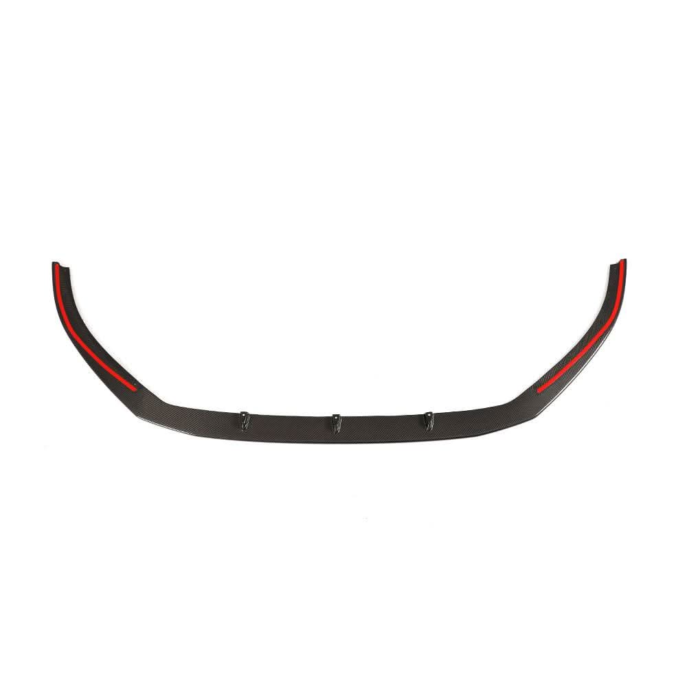 CF Style Carbon Fibre Front Splitter for Audi 8V RS3 Saloon 17-20