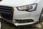 CF Style Carbon Fibre Front Splitter for Audi B8.5 A5 Non S-Line 11-16