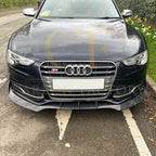 CF Style Carbon Fibre Front Splitter for Audi B8.5 S5 A5 S Line 11-16