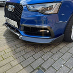 CF Style Carbon Fibre Front Splitter for Audi B8.5 S5 A5 S Line 11-16