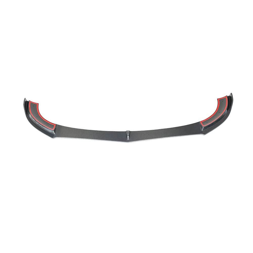 CF Style Carbon Fibre Front Splitter for Mercedes W213 E Class Saloon 16-20