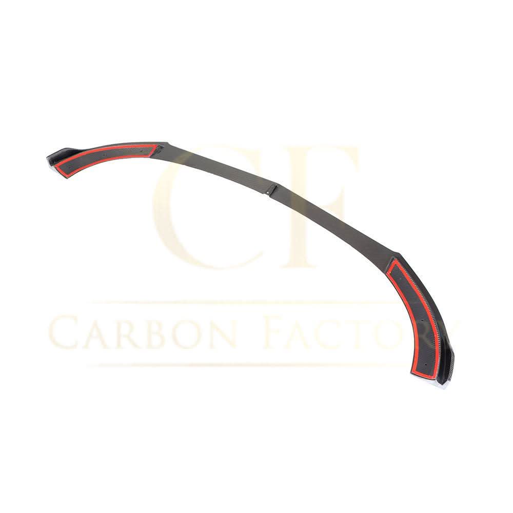 CF Style Carbon Fibre Front Splitter for Mercedes W213 E Class Saloon 16-20