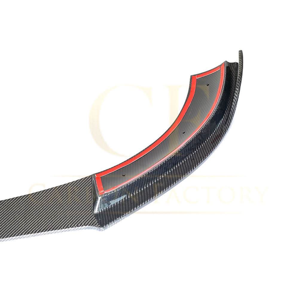 CF Style Carbon Fibre Front Splitter for Mercedes W213 E Class Saloon 16-20