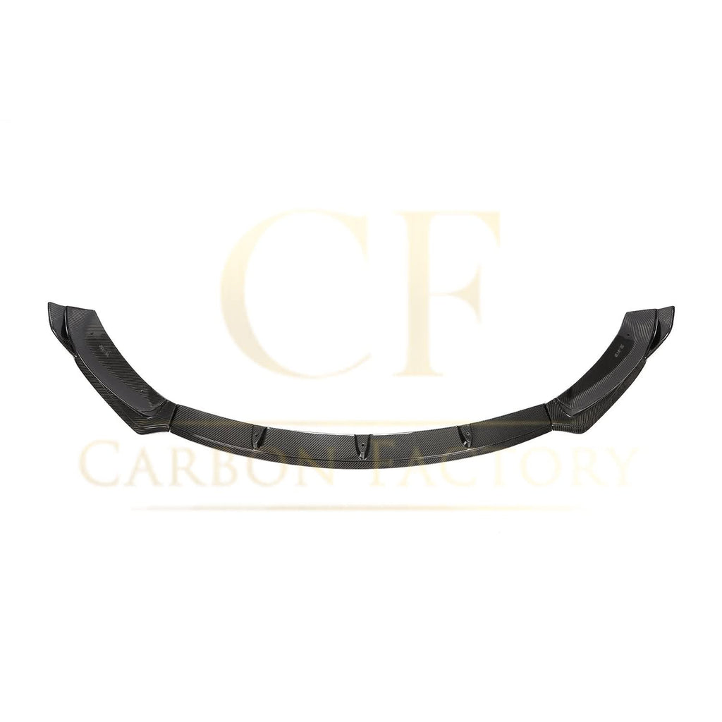 CF Style Carbon Fibre Front Splitter for Tesla Model 3 16-23