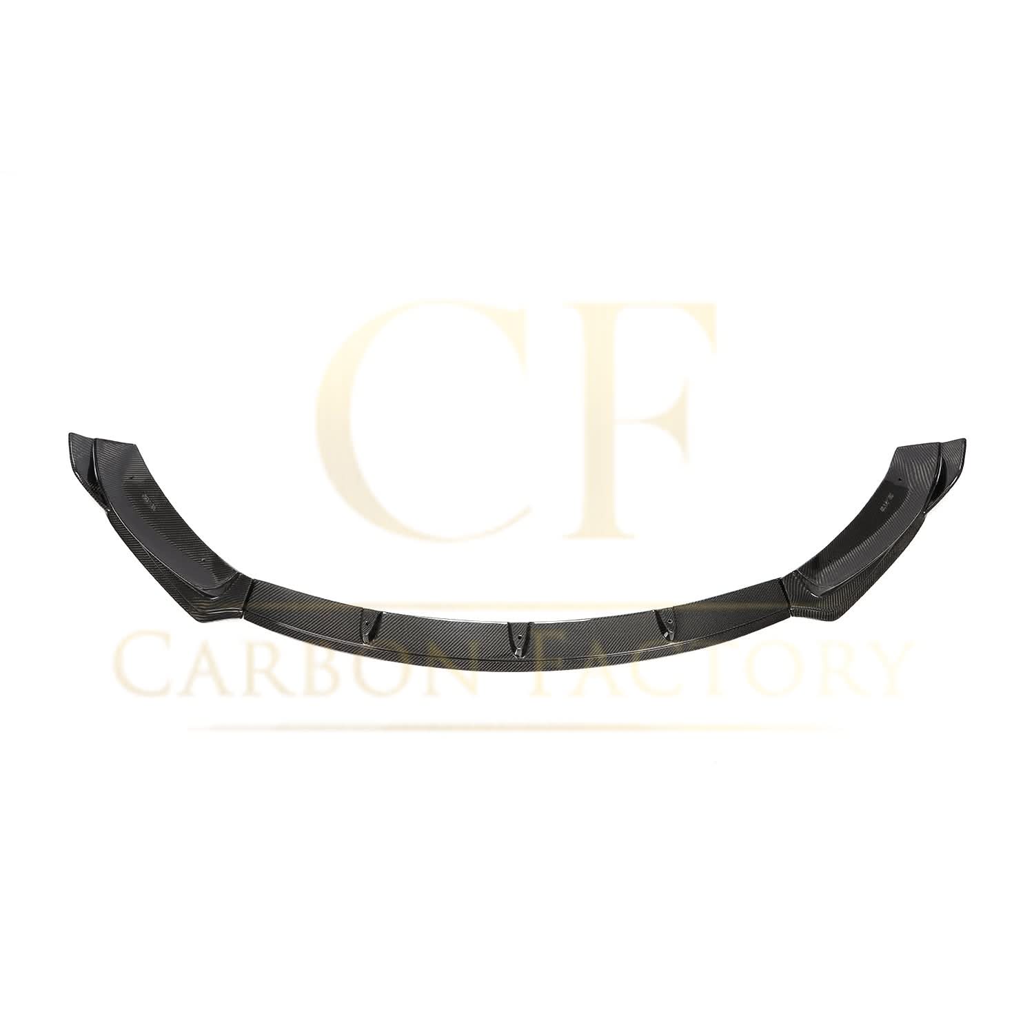 CF Style Carbon Fibre Front Splitter for Tesla Model 3 16-23