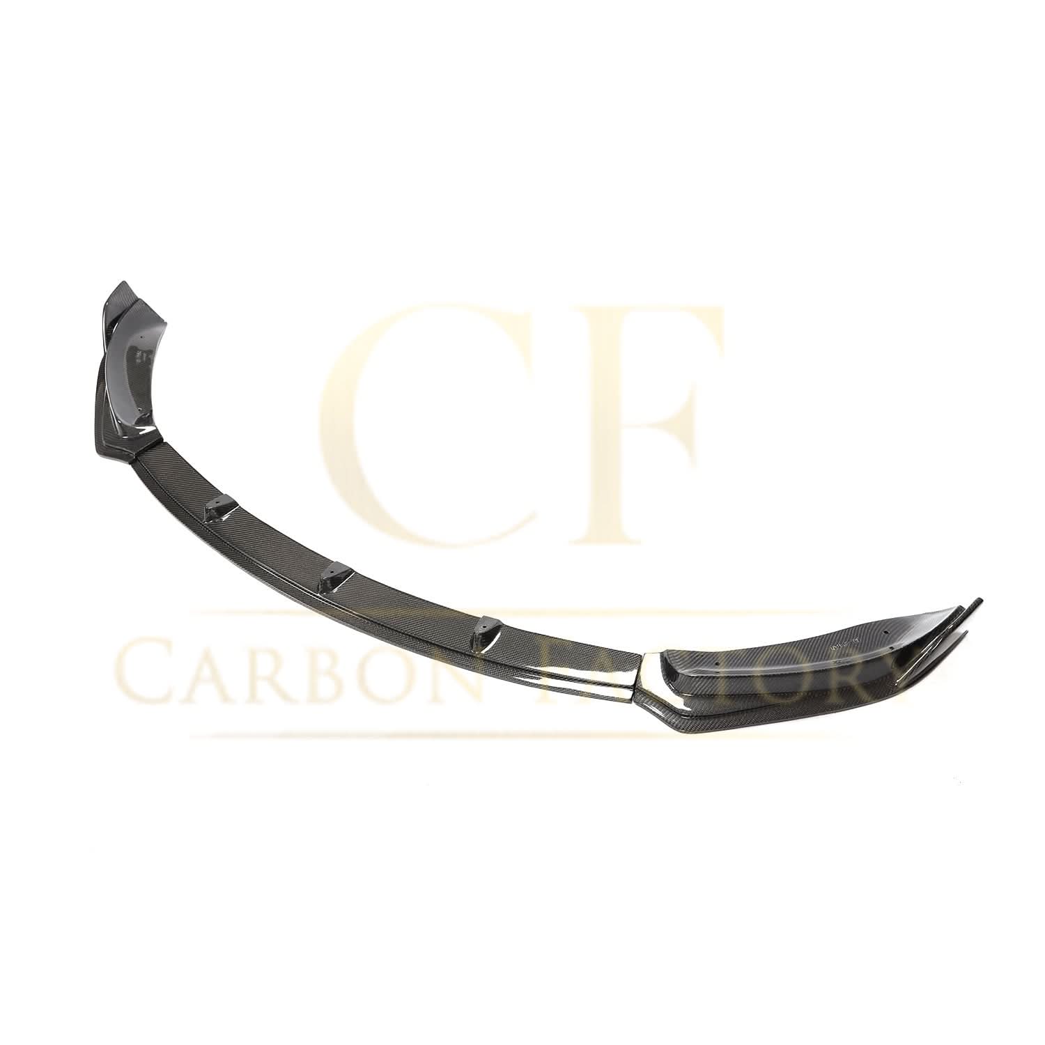 CF Style Carbon Fibre Front Splitter for Tesla Model 3 16-23