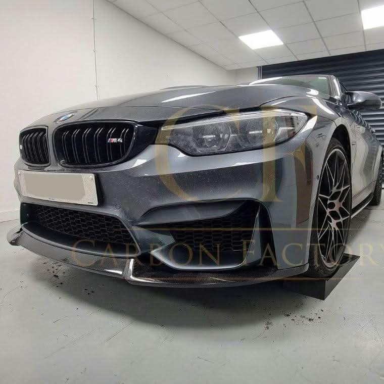 CS Style Carbon Fibre Front Splitter for BMW F80 M3 F82 F83 M4 14-20