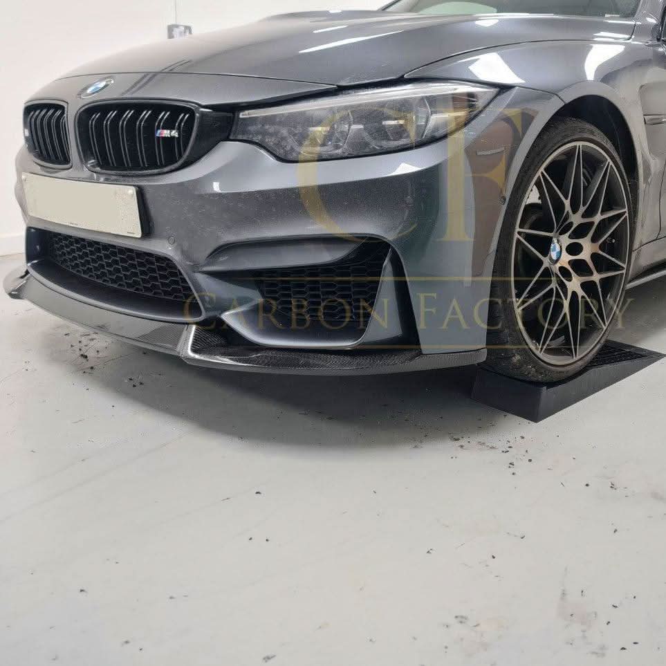 CS Style Carbon Fibre Front Splitter for BMW F80 M3 F82 F83 M4 14-20