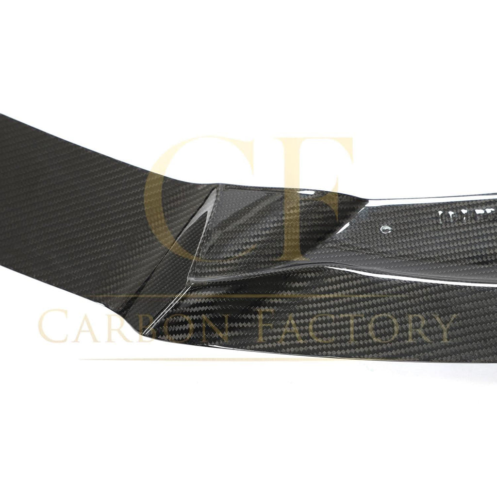 CS Style Pre-Preg Carbon Fibre Front Splitter for Tesla Model Y 19-23