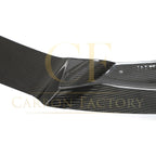 CS Style Pre-Preg Carbon Fibre Front Splitter for Tesla Model Y 19-23