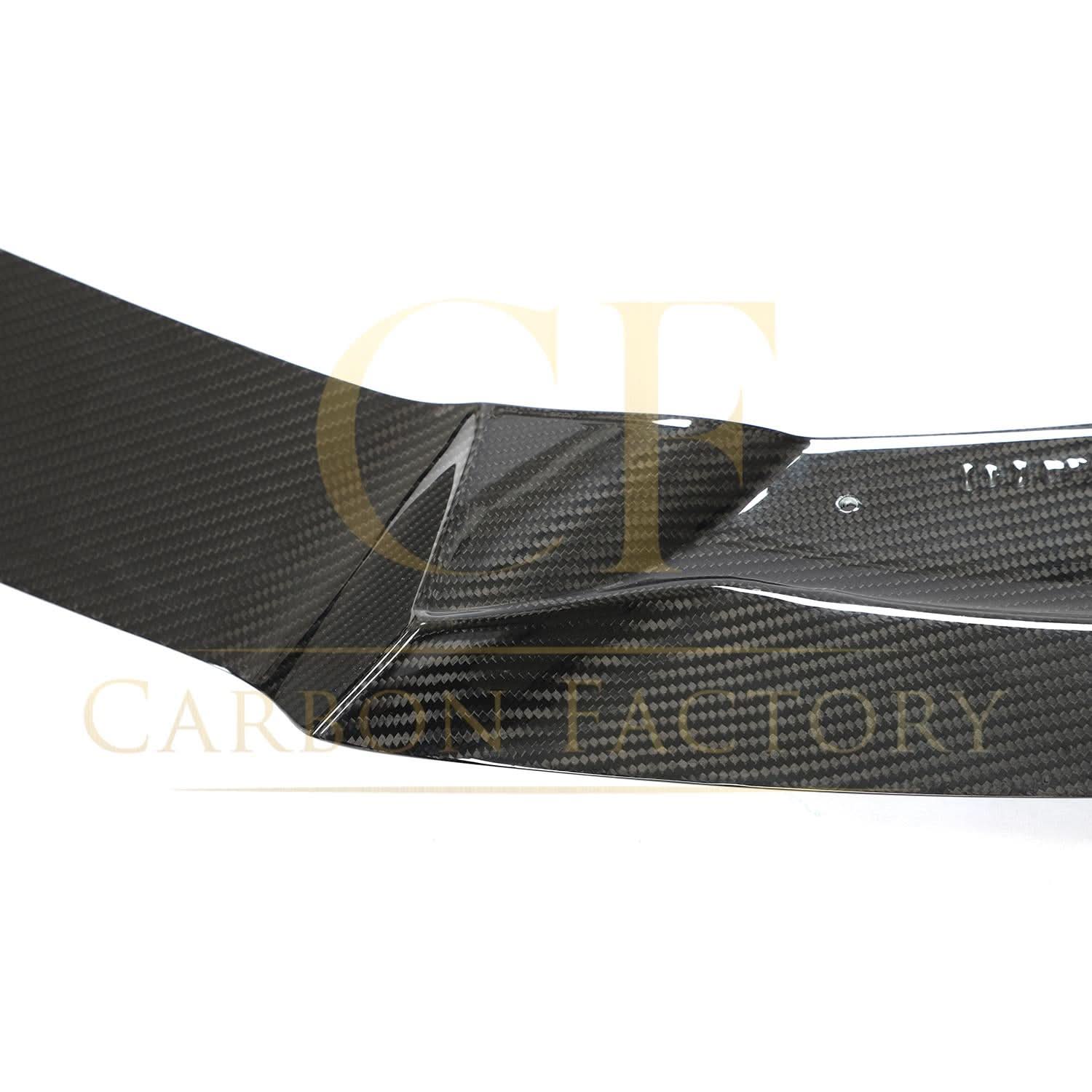 CS Style Pre-Preg Carbon Fibre Front Splitter for Tesla Model Y 19-23