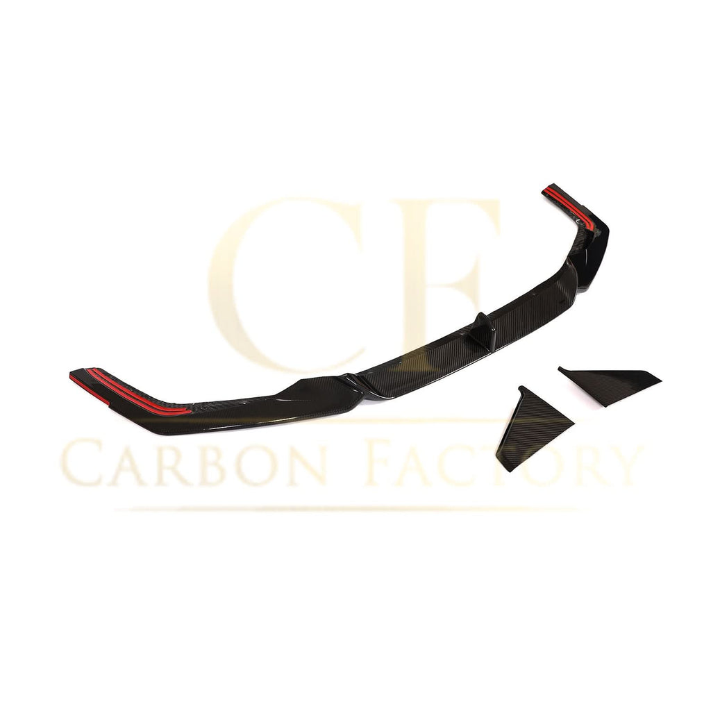 ED Style Pre-Preg Carbon Fibre Front Splitter for Audi 4K RS7 20-22