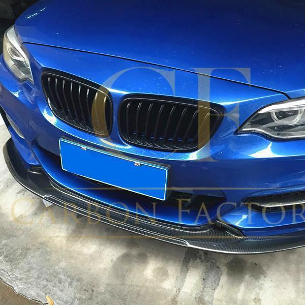 Exo Style Carbon Fibre Front Splitter for BMW F22 2 Series M Sport 14-21