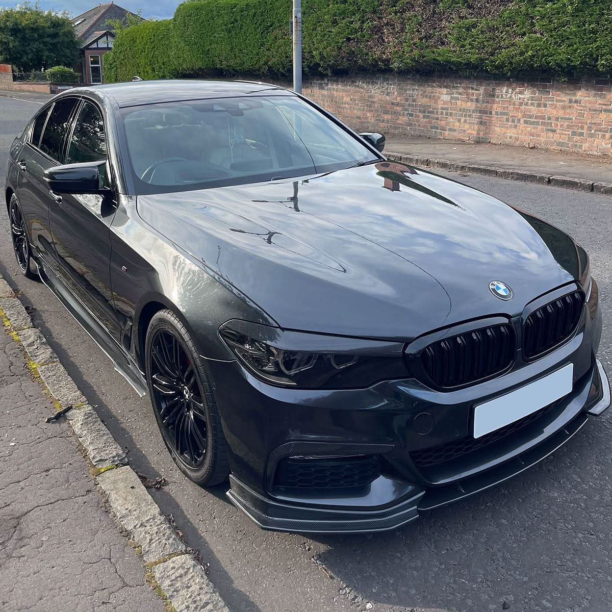 FD Style Carbon Fibre Front Splitter for BMW G30 5 Series M Sport 17-20