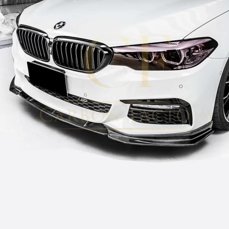 FD Style Carbon Fibre Front Splitter for BMW G30 5 Series M Sport 17-20
