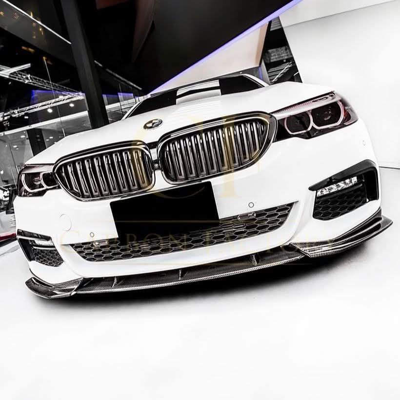 FD Style Carbon Fibre Front Splitter for BMW G30 5 Series M Sport 17-20