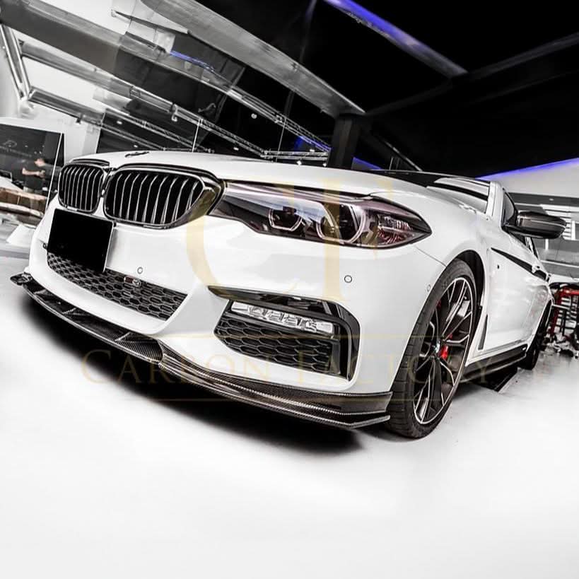 FD Style Carbon Fibre Front Splitter for BMW G30 5 Series M Sport 17-20
