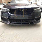 FD Style Carbon Fibre Front Splitter for BMW G30 5 Series M Sport 17-20