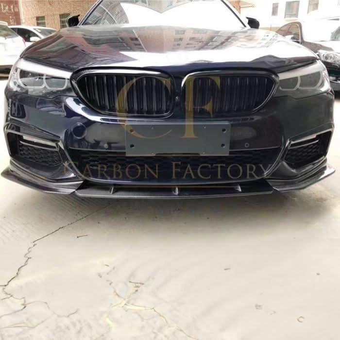 FD Style Carbon Fibre Front Splitter for BMW G30 5 Series M Sport 17-20