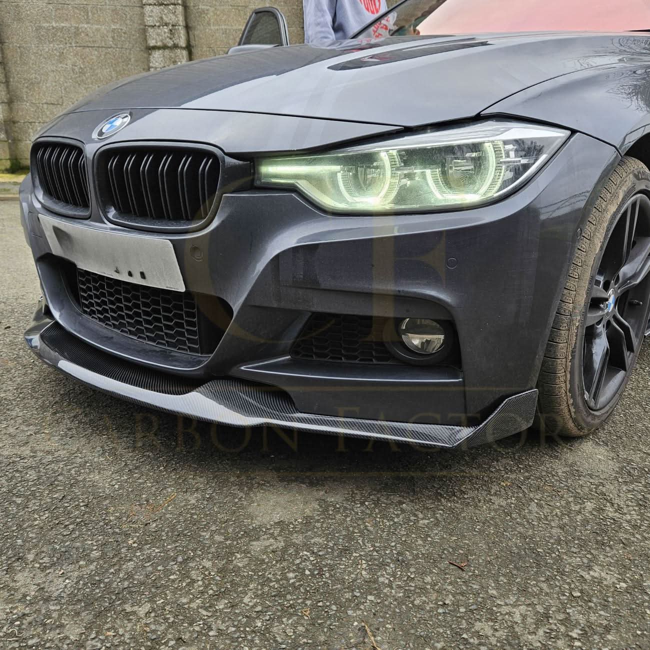 MAD Style Carbon Fibre Front Splitter for BMW F30 F31 3 Series M Sport 12-19