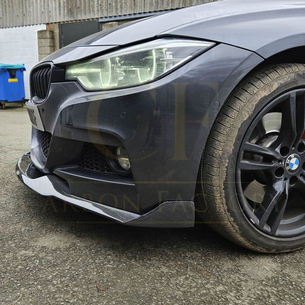 MAD Style Carbon Fibre Front Splitter for BMW F30 F31 3 Series M Sport 12-19