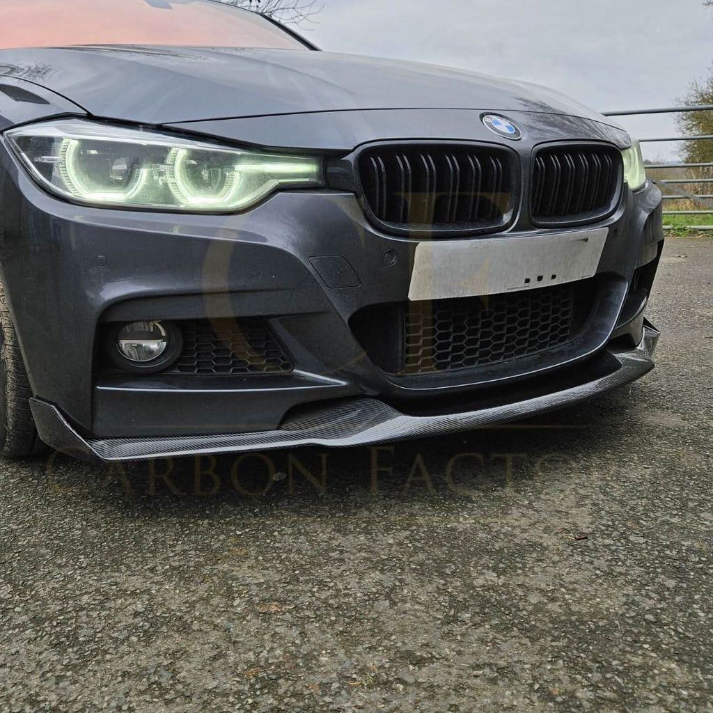 MAD Style Carbon Fibre Front Splitter for BMW F30 F31 3 Series M Sport 12-19