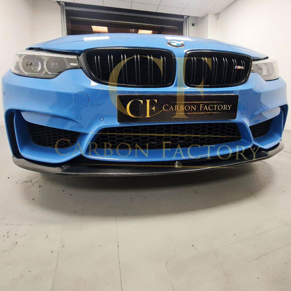 MP Style (Bottom Piece) Carbon Fibre Front Splitter Bottom for BMW F80 M3 F82 F83 M4 14-20