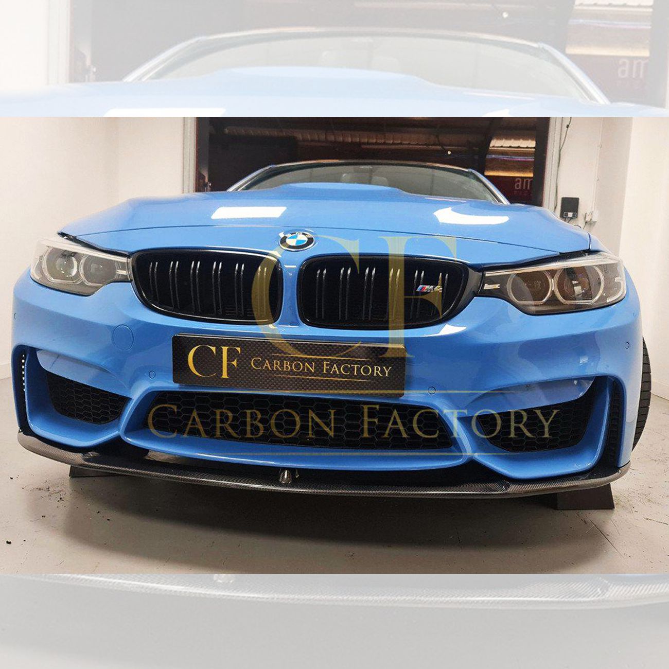 MP Style (Bottom Piece) Carbon Fibre Front Splitter Bottom for BMW F80 M3 F82 F83 M4 14-20