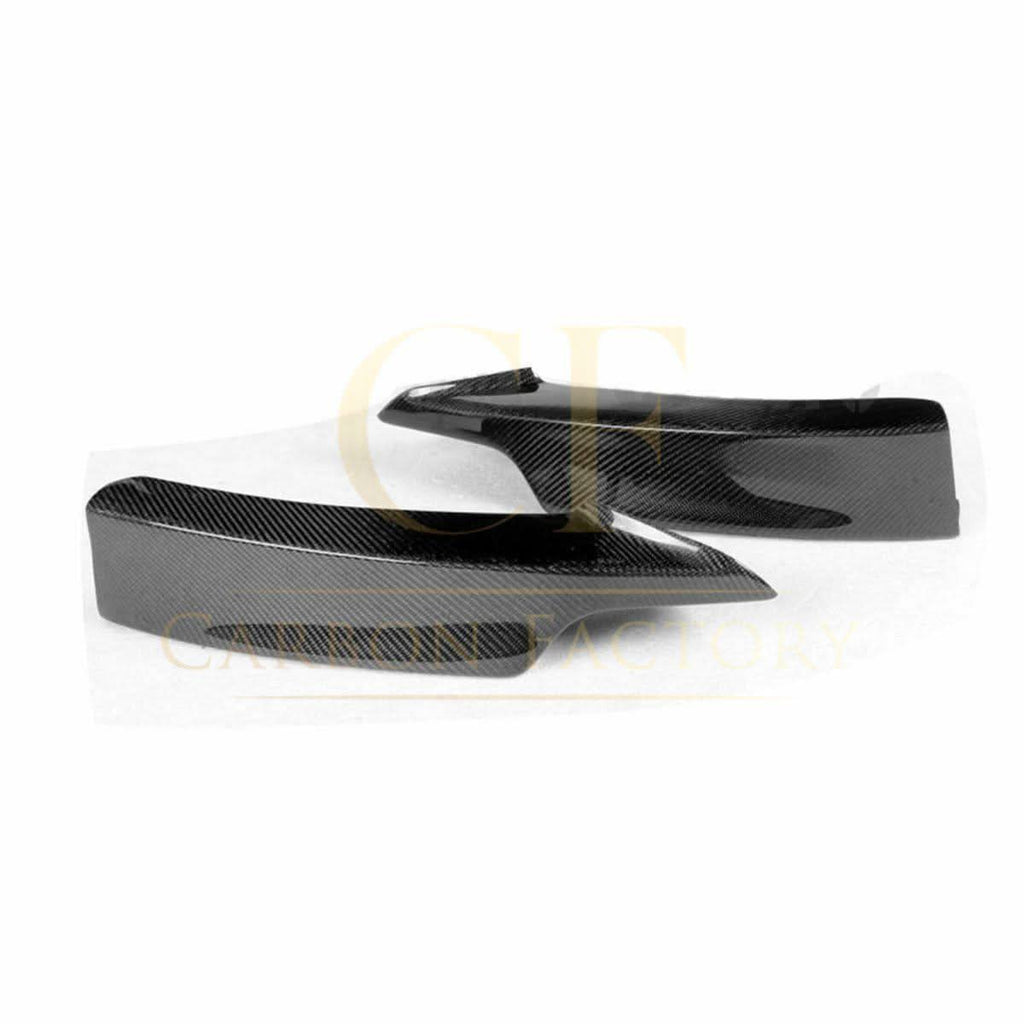MP Style Carbon Fibre Front Splitter Covers for BMW F30 F31 3 Series M Sport 12-19