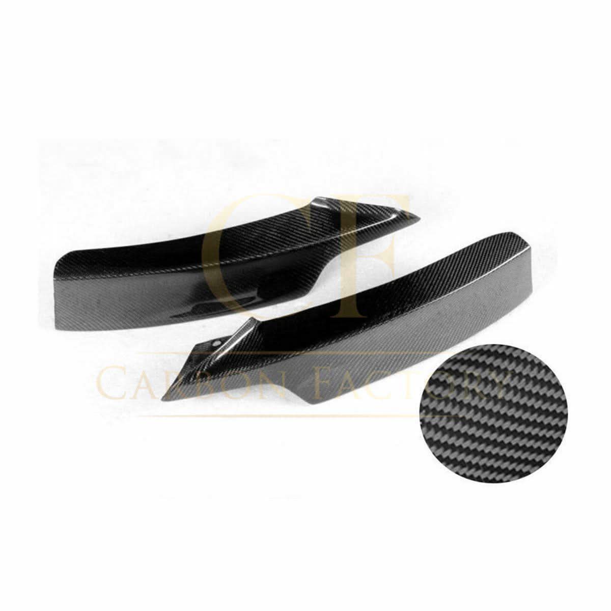 MP Style Carbon Fibre Front Splitter Covers for BMW F30 F31 3 Series M Sport 12-19