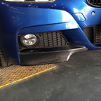 MP Style Carbon Fibre Front Splitter Covers for BMW F30 F31 3 Series M Sport 12-19
