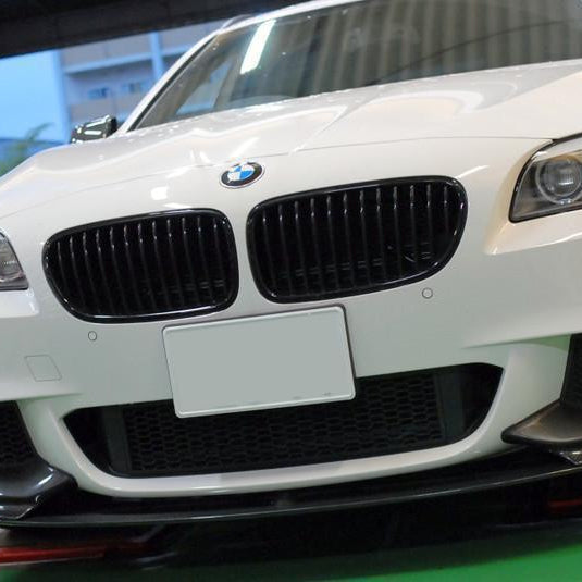 MP Style Carbon Fibre Front Splitter for BMW F10 5 Series 10-17