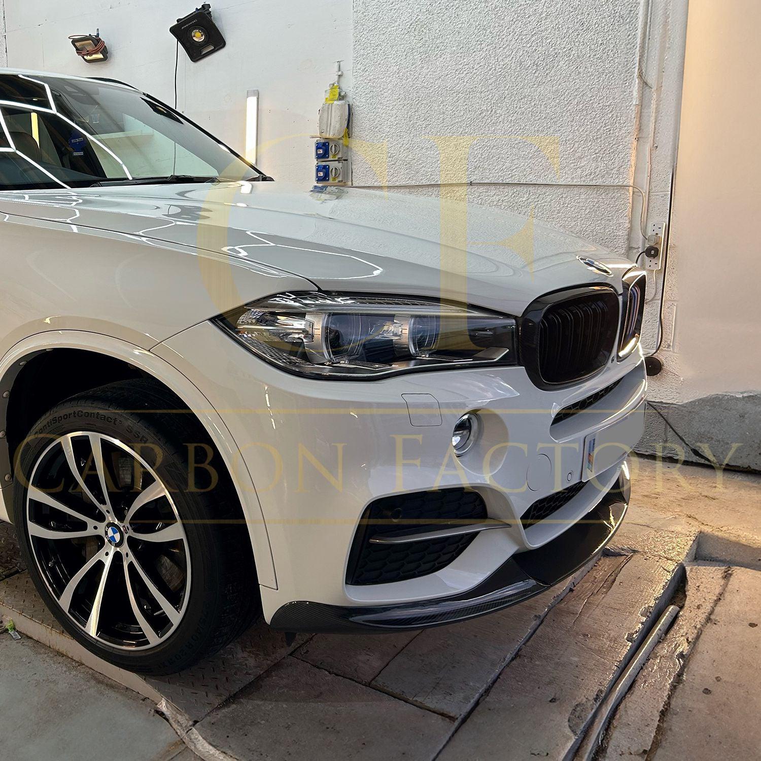 MP Style Carbon Fibre Front Splitter for BMW F15 X5 M Sport 14-18