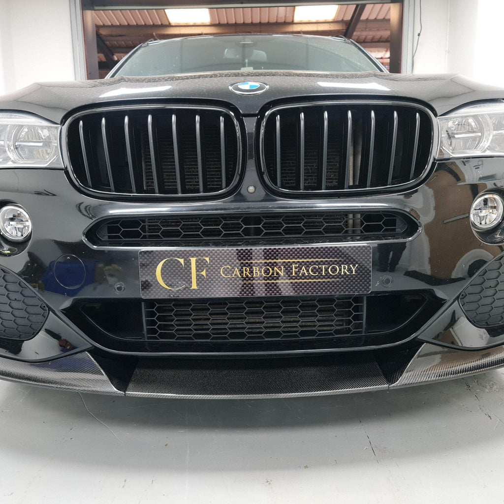 MP Style Carbon Fibre Front Splitter for BMW F15 X5 M Sport 14-18