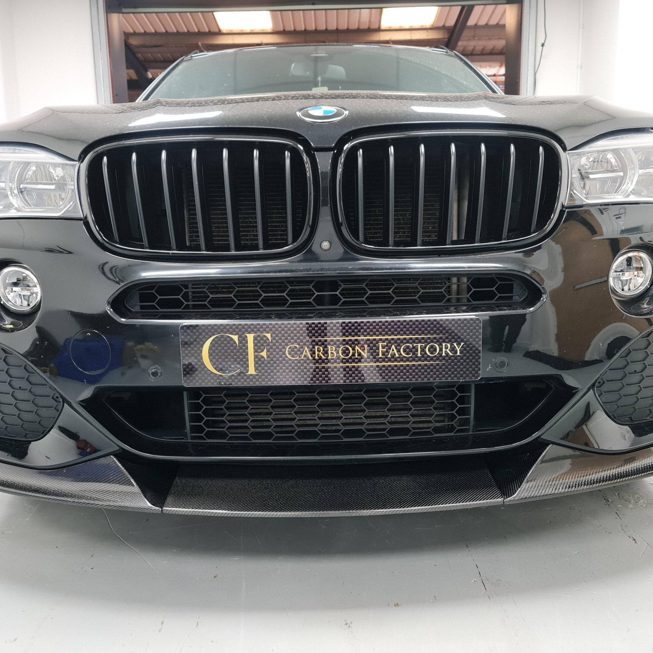 MP Style Carbon Fibre Front Splitter for BMW F15 X5 M Sport 14-18