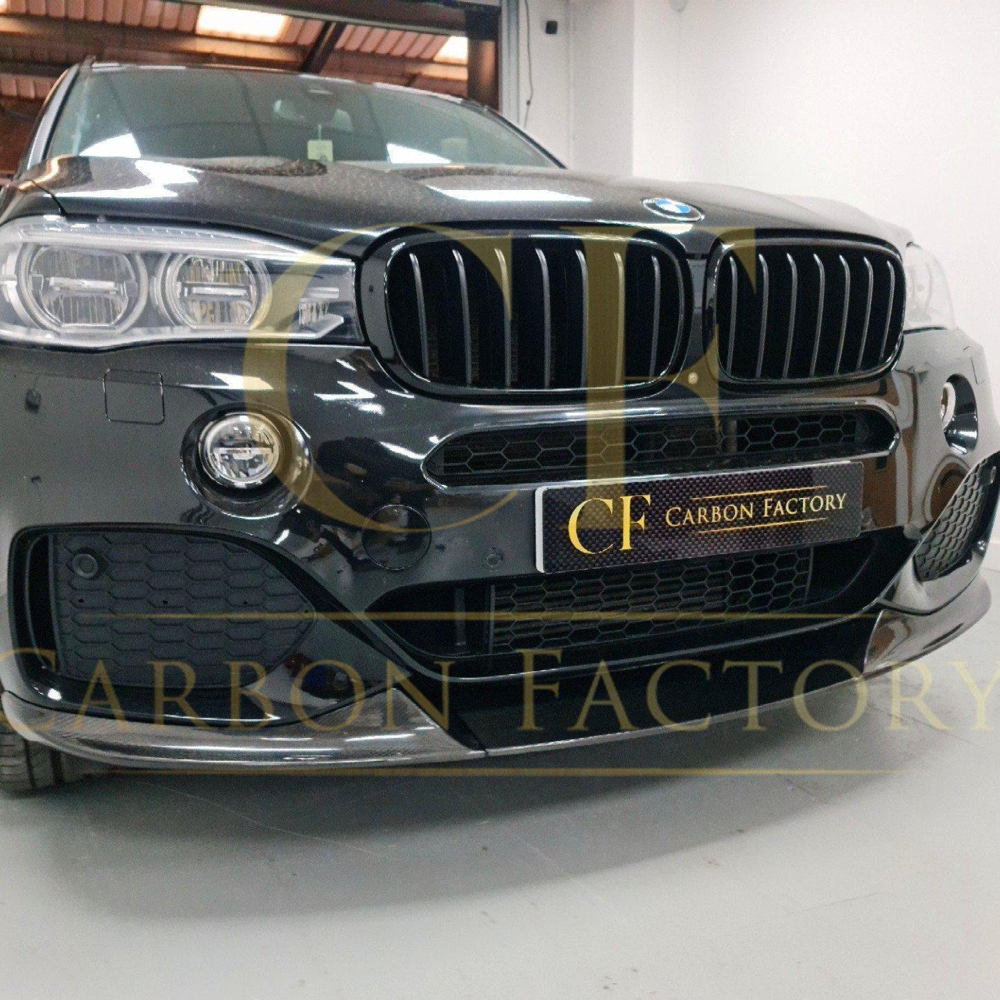 MP Style Carbon Fibre Front Splitter for BMW F15 X5 M Sport 14-18