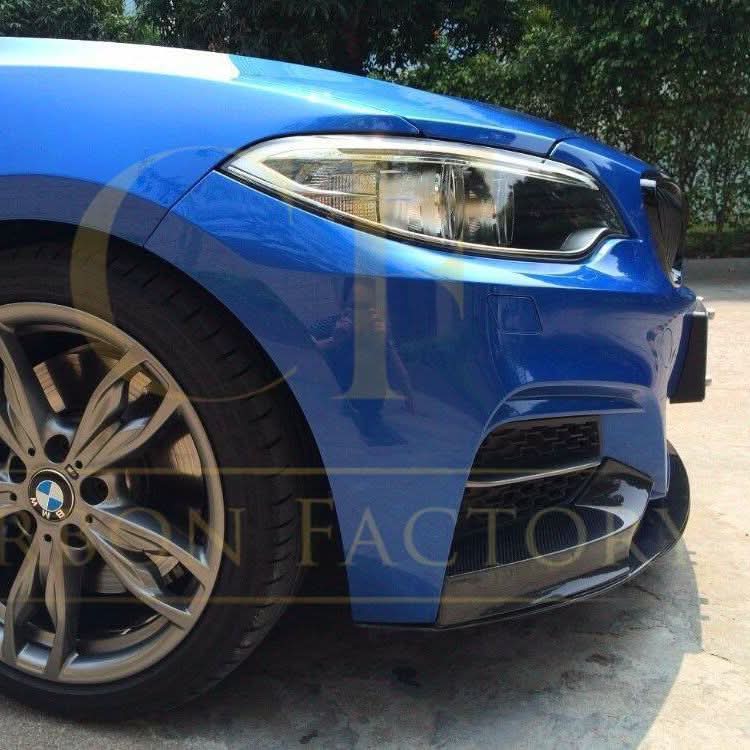 MP Style Carbon Fibre Front Splitter for BMW F22 2 Series M Sport 14-21