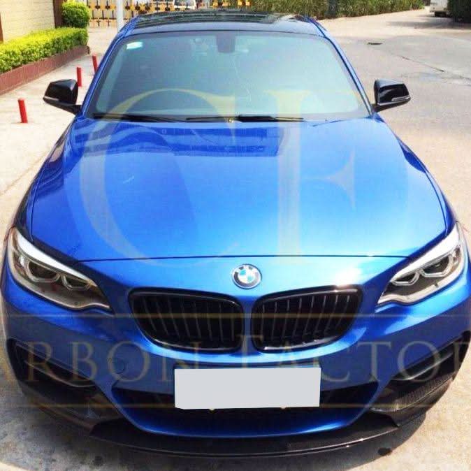 MP Style Carbon Fibre Front Splitter for BMW F22 2 Series M Sport 14-21